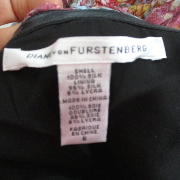 DIANE VON FURSTENBERG SILK Floral Sequin Dress - Picture 2 of 5